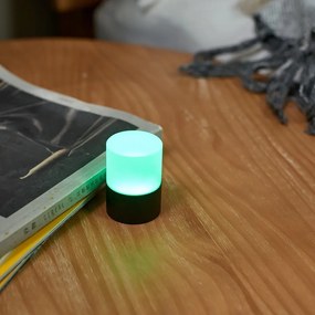 Čierna svetelná dekorácia na USB ø 4,5 cm Lemelia – Gingko