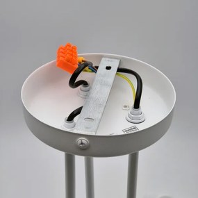 Prisadený luster MATYLDA 3xE27/60W/230V biela