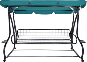 Záhradná hojdačka so strieškou Springos GS0024