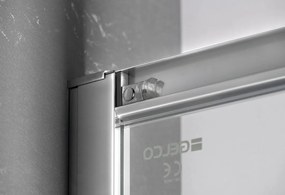 Gelco, SIGMA SIMPLY štvorcová sprchová zástena 1000x1000mm L/P varianta, číre sklo, GS1110GS3110