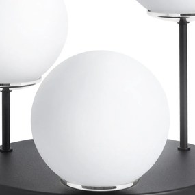 Stropné svietidlo Florence, 3x biele sklenené tienidlo, b/ch, o