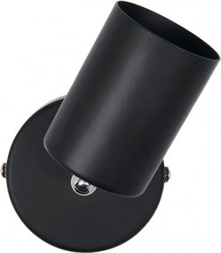 Stropné LED svietidlo VIKI 1x GU10 čierne + 1x LED žiarovka