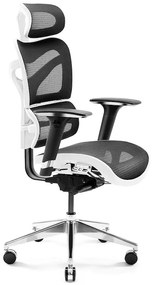 Kancelárska ergonomická stolička Diablo V-Commander bielo-čierna Diablochairs