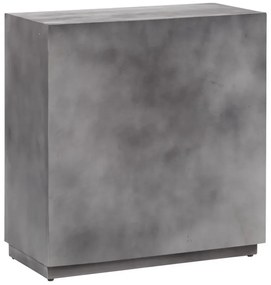 furniture-nabytek.cz - Masívna komoda Dresser Derby z recyklovaného dreva a kovu, lakovaná, prírodná / šedá