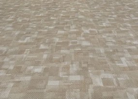 Koberce Breno Metrážny koberec FOLK 30, šíře role 400 cm, béžová, viacfarebná