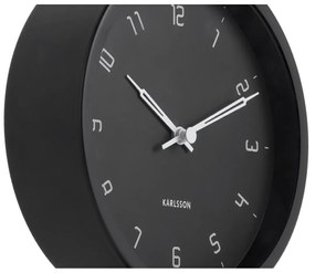 Karlsson 5951BK dizajnové stolné hodiny 23 cm