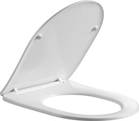 BPS-koupelny Závesná WC misa so SoftClose sedadlom HYD-4708, biela