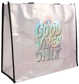 Nákupná taška SHOP & GO 37 cm - viac variantov Varianta: Good Vibes Only