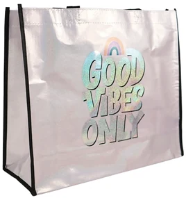 Nákupná taška SHOP & GO 37 cm - viac variantov Varianta: Good Vibes Only