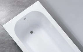 Erga Pureline-O, vaňa 1500x700x400 mm bez nožičiek, biela lesklá, ERG-V07-PURELINE-O-150x070-WH