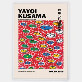 Plagát Eyes Flying in the Sky | Yayoi Kusama