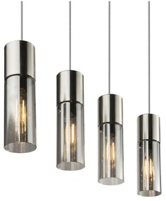 GLOBO 21000-4HN - Luster na lanku ANNIKA 4xE27/25W/230V chróm