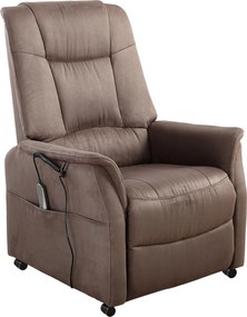 XXXLutz TV KRESLO, textil, sivohnedá Cantus - Kreslá - 002624000301