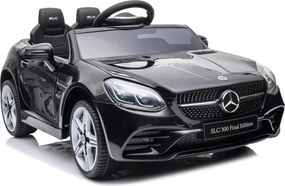 LEAN CARS Elektrické autíčko Mercedes SLC 300 LED MP3 čierne
