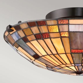 Quoizel QZ-INGLENOOK-F-SMALL-Stropné svietidlo INGLENOOK 2xE27/60W/230V priemer 40,7 cm