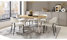 Jedálenský stôl ARTUR dub artisan/béžová