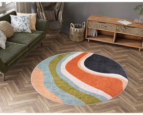 Prateľný okrúhly koberec ø 120 cm Colors of Joy – Vitaus