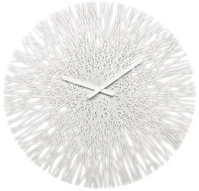 Nástenné hodiny Koziol SILK biela, 45cm