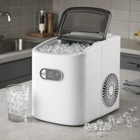 BackHome Living Výrobník ľadu - biely