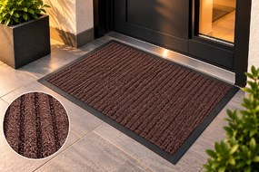 Textilná rohožka PROTECT BROWN rozmer: 40x60 cm