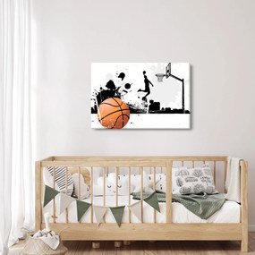 Obraz - Hráč basketbalu (90x60 cm)