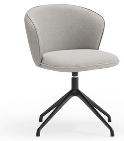 Svetlosivé čalúnené jedálenské kreslá v súprave 2 ks Add – Teulat