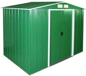 Eco kovový záhradný domček 1221x2020x1805 zelený