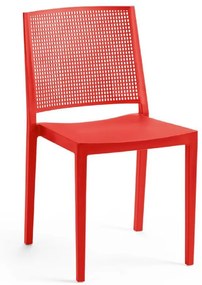 Jedálenská stolička GRID Rojaplast Červená