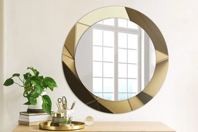 Okrúhle ozdobné zrkadlo Moderná abstrakcia fi 60 cm