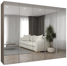 Skriňa Alicante III 250 kašmír/strieborný