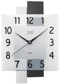 Sklenené nástenné hodiny JVD NS19042.1