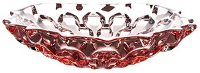 KRIŠTÁĽOVÁ MISKA BOHEMIA SAMBA PINK 350MM