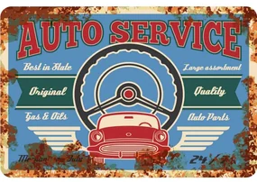 Ceduľa  Auto Service