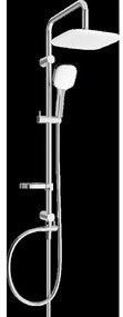 Mexen X33 sprchový stĺp, chrómová/biela - 798333391-02