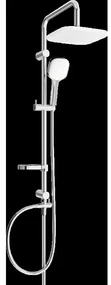 Mexen X33 sprchový stĺp, chrómová/biela - 798333391-02