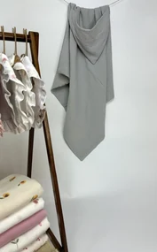 INTERMEDIC SK Osuška pre bábätka Mušelín Sivá 70x70 cm