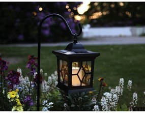 LED solárny záhradný lampáš Star Trading Light, výška 14,5 cm