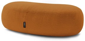 Podnožka z textílie bouclé v horčicovohnedej farbe Saint-Germain – Bobochic Paris