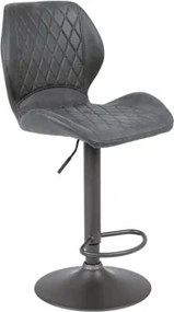 Barová stolička Sonja, antracitová vintage látka%