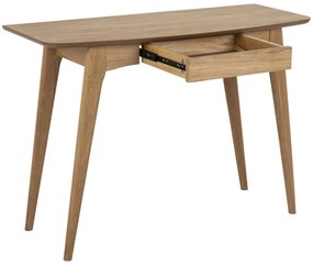 Dizajnový písací stôl Narnia 105 cm, olejovaný dub