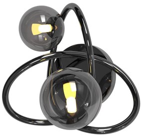 Wofi 4014-205 - LED Nástenné svietidlo NANCY 2xG9/3,5W/230V čierna/chróm