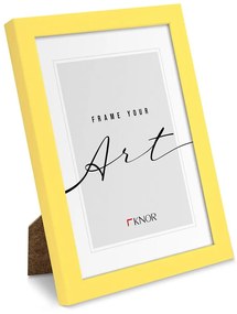 Žltý stojací/na stenu rámček 12x17 cm – knor
