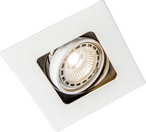 Inteligentné zapustené bodové svietidlo biele vrátane WiFi GU10 Naklápacie - Artemis