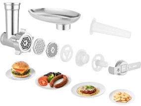 Sencor - Kuchynský robot s nerezovou misou 1000W/230V šedá