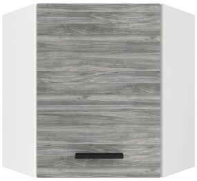 Kuchynská skrinka Belini horná rohová 60 cm šedý antracit Glamour Wood  TOR SGN60/1/WT/GW1/0/B1