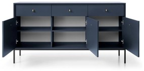 Komoda Mono 153 cm tmavomodrá