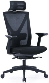 OFFICE MORE Kancelárska stolička NYON čierna