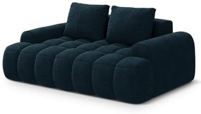 Zamatová pohovka v petrolejovej farbe 175 cm Linz – Cosmopolitan Design