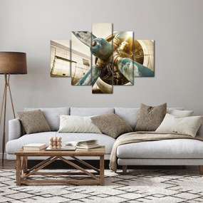 Obraz - Vrtuľa starého lietadla (150x105 cm)