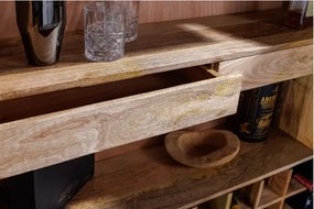 Komoda/Bar 48109 Bailey 95cm Drevo Mango Bielené  - Komfort-nábytok